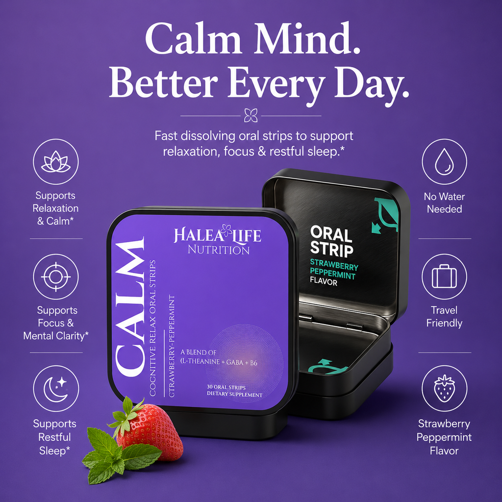 Calm & Focus Strips - L-Theanine, GABA & Vitamin B6